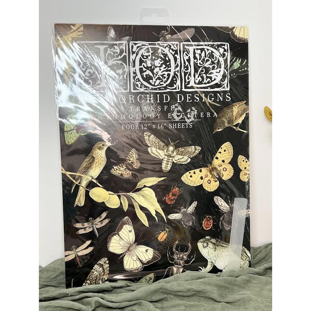 Entomology Etcetera - IOD Transfer Pad - Four 12"x16" Sheets - Brand New